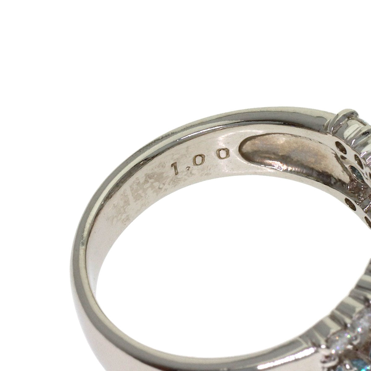 1ct Diamond Ring Platinum PT900 6.6g　Ladies