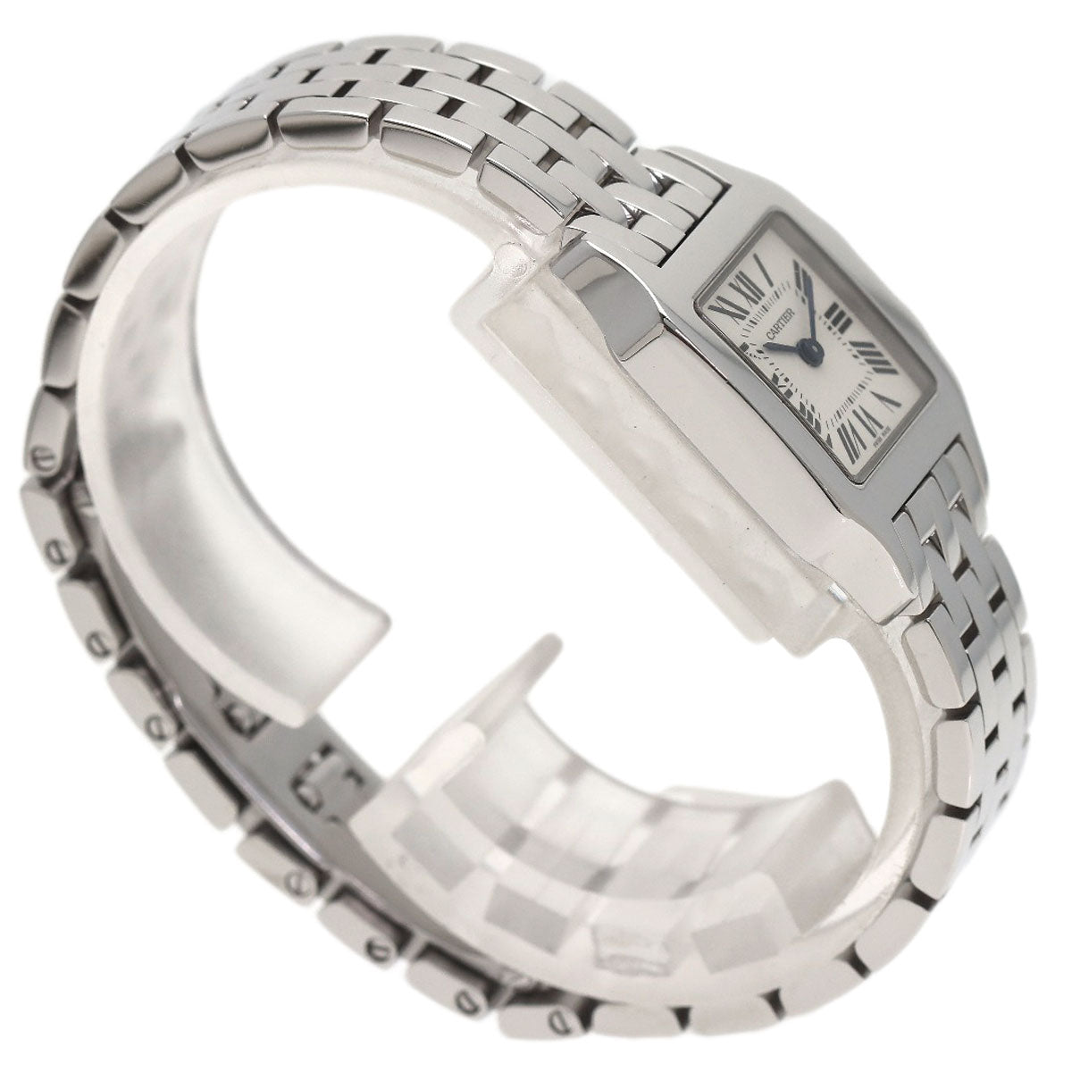 CARTIER Santos De Moiselle SM Watches W25064Z5 Stainless Steel/Stainless Steel Ladies