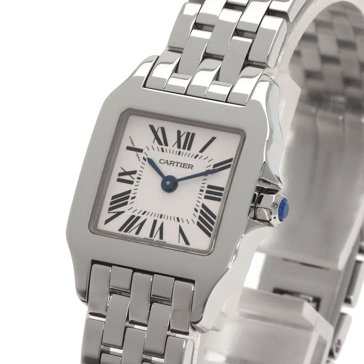 CARTIER Santos De Moiselle SM Watches W25064Z5 Stainless Steel/Stainless Steel Ladies