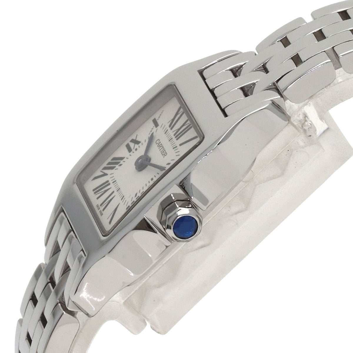 CARTIER Santos De Moiselle SM Watches W25064Z5 Stainless Steel/Stainless Steel Ladies