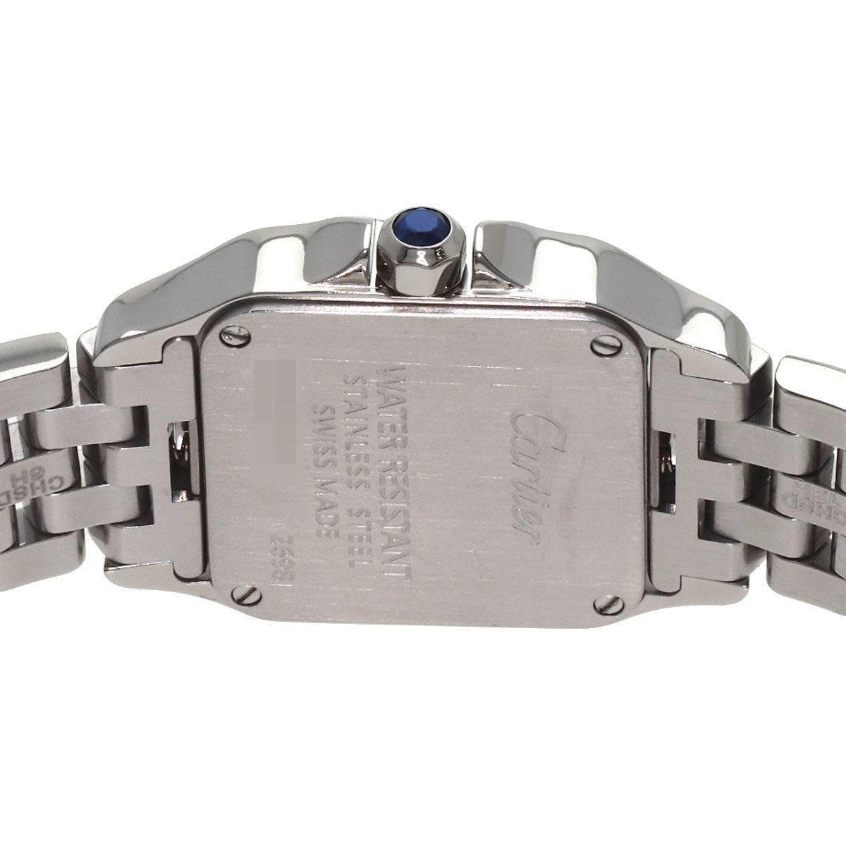 CARTIER Santos De Moiselle SM Watches W25064Z5 Stainless Steel/Stainless Steel Ladies