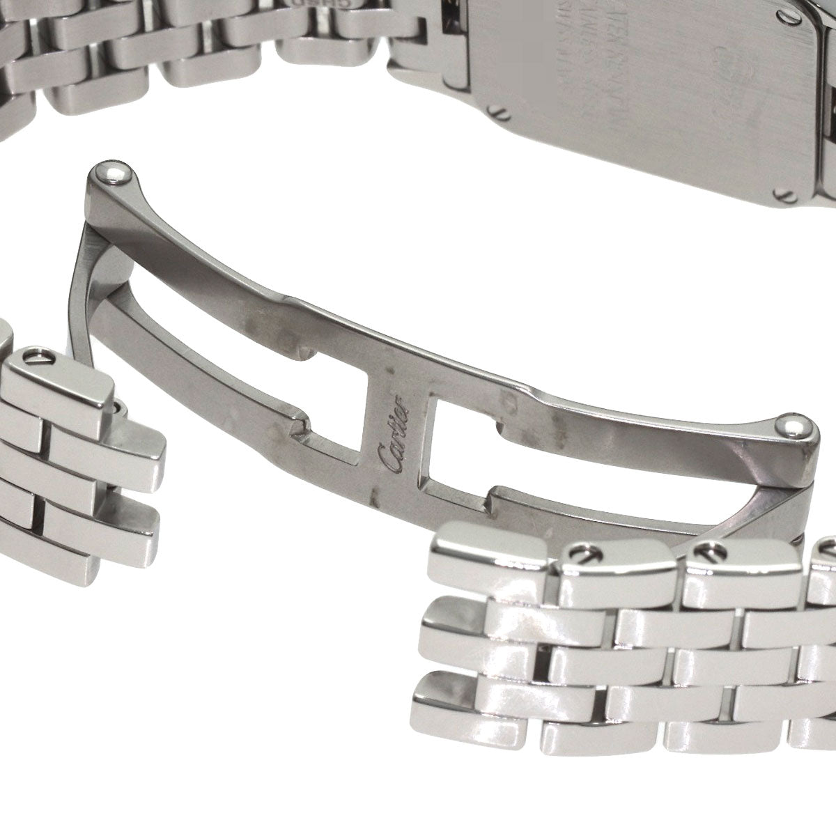 CARTIER Santos De Moiselle SM Watches W25064Z5 Stainless Steel/Stainless Steel Ladies