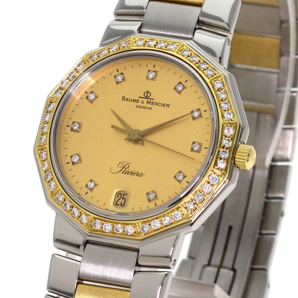 Baume & Mercier Riviera Watches 5130.050 Stainless Steel/Stainless Steel Ladies