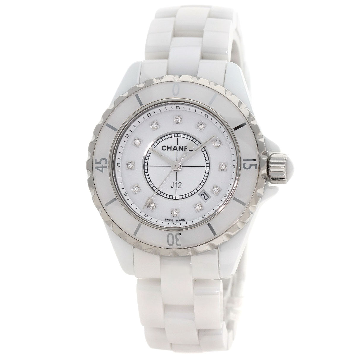 CHANEL J12 1.3" Watches H1628 Ceramic/Ceramic Ladies
