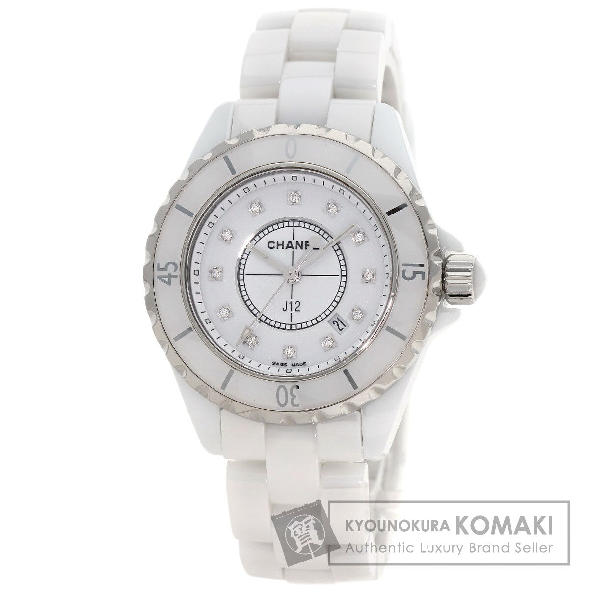 CHANEL J12 1.3" Watches H1628 Ceramic/Ceramic Ladies