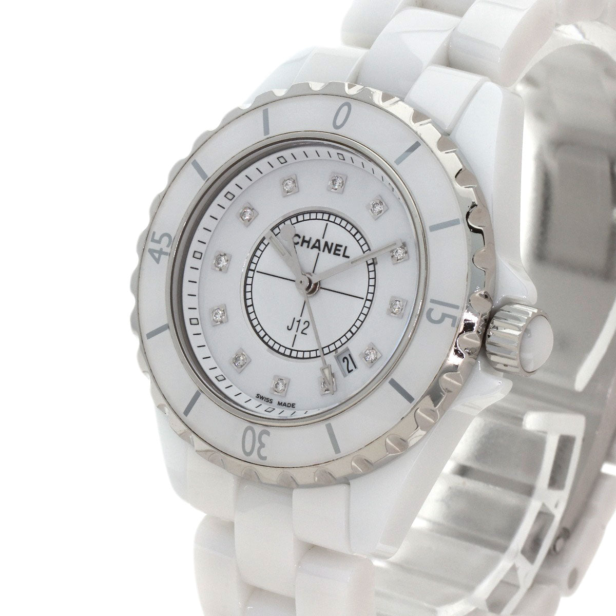 CHANEL J12 1.3" Watches H1628 Ceramic/Ceramic Ladies