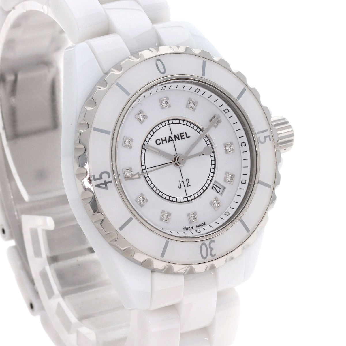 CHANEL J12 1.3" Watches H1628 Ceramic/Ceramic Ladies