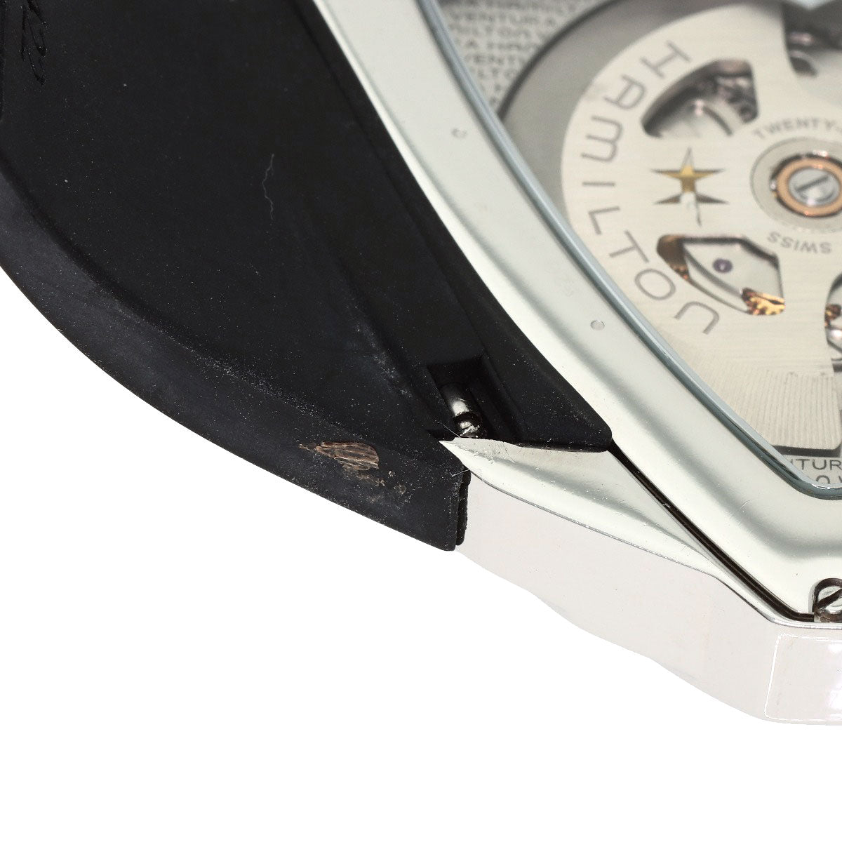 HAMILTON Ventura XXL Watches H24625330 Stainless Steel/Rubber mens