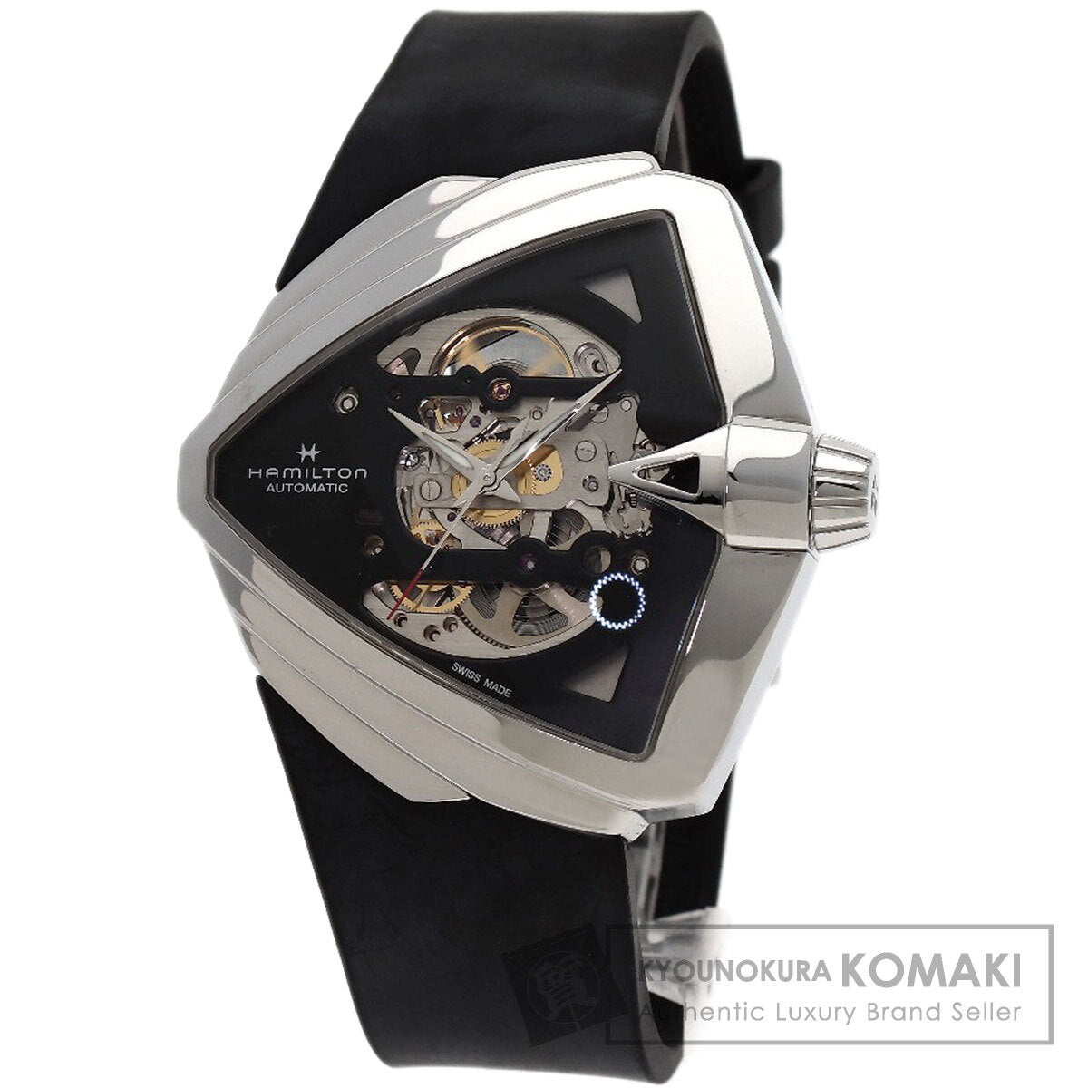 HAMILTON Ventura XXL Watches H24625330 Stainless Steel/Rubber mens
