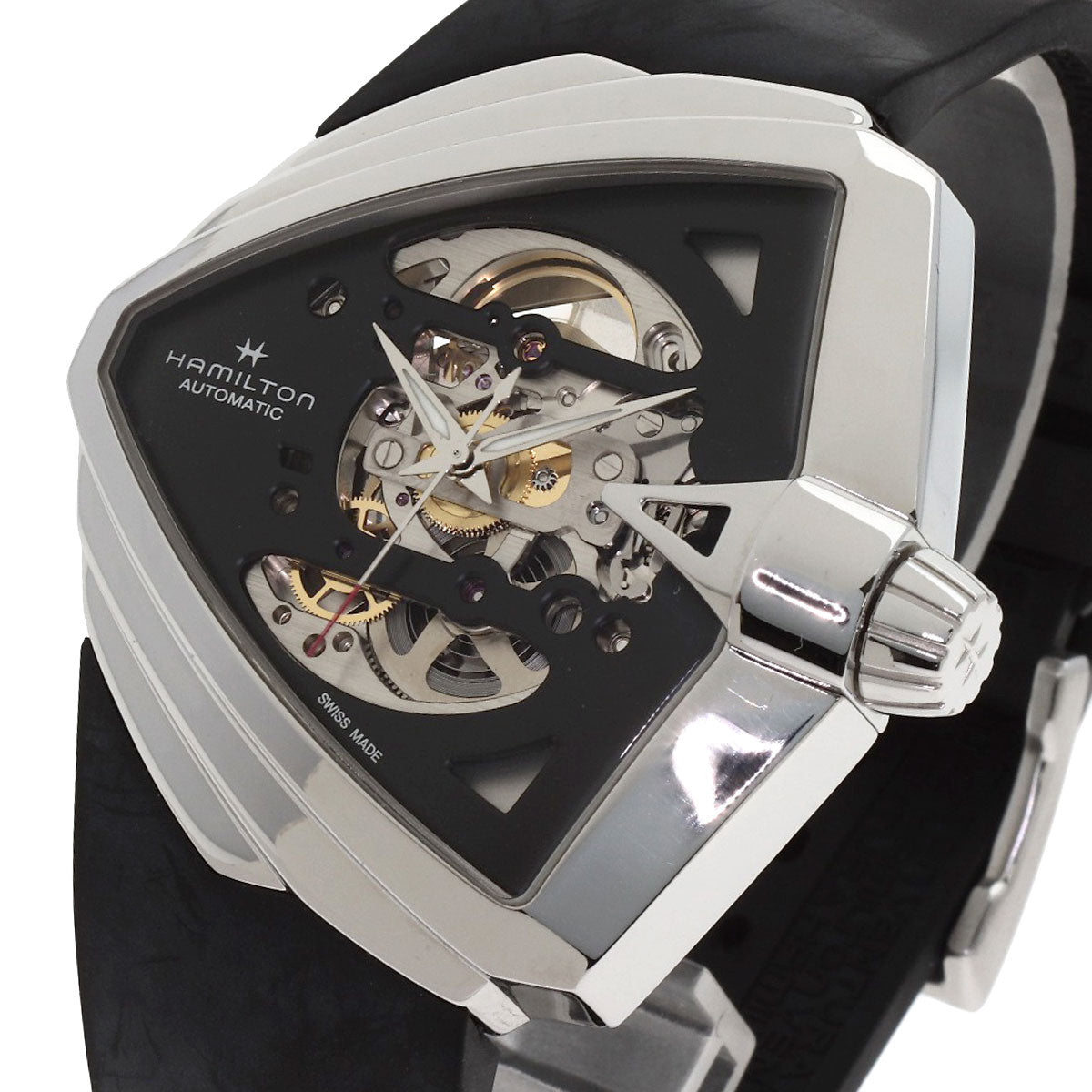 HAMILTON Ventura XXL Watches H24625330 Stainless Steel/Rubber mens