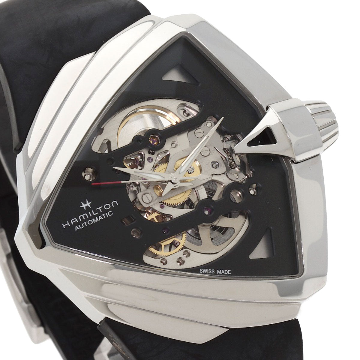 HAMILTON Ventura XXL Watches H24625330 Stainless Steel/Rubber mens