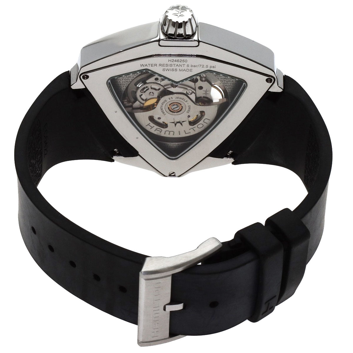 HAMILTON Ventura XXL Watches H24625330 Stainless Steel/Rubber mens