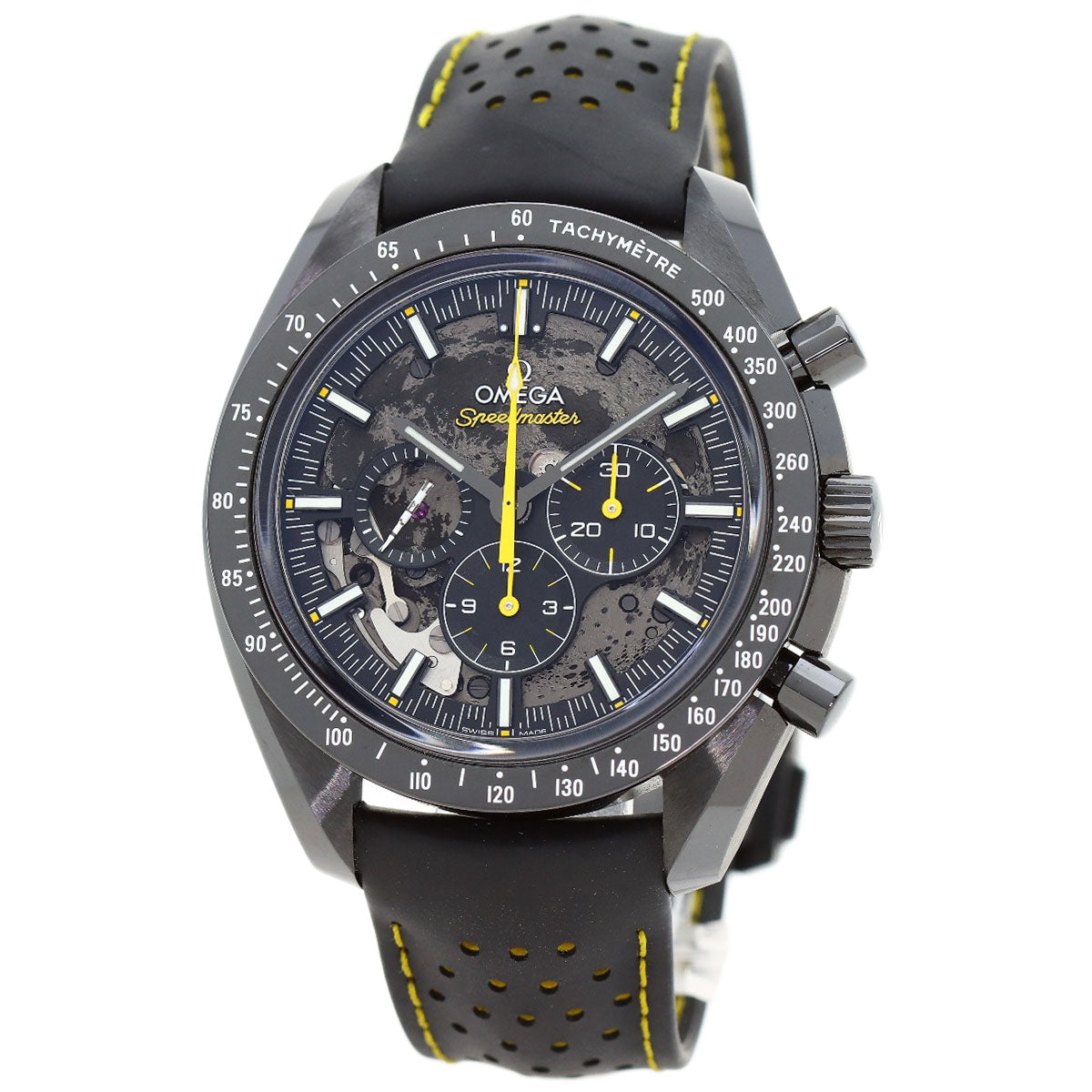 OMEGA Speedmaster Dark Side of the Moon Apollo 8 Watches 310.92.44.50.01.001 Ceramic/Rubber mens