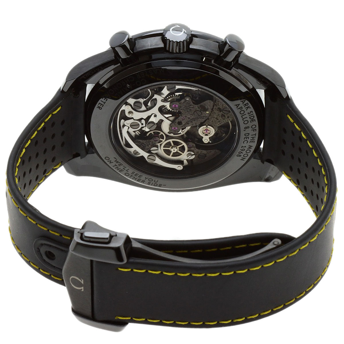 OMEGA Speedmaster Dark Side of the Moon Apollo 8 Watches 310.92.44.50.01.001 Ceramic/Rubber mens