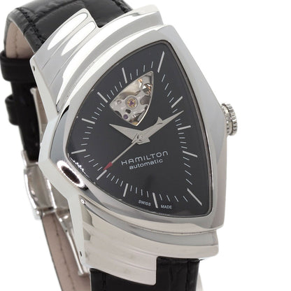 HAMILTON Ventura Open Heart Auto Watches H24515732 Stainless Steel/Leather mens