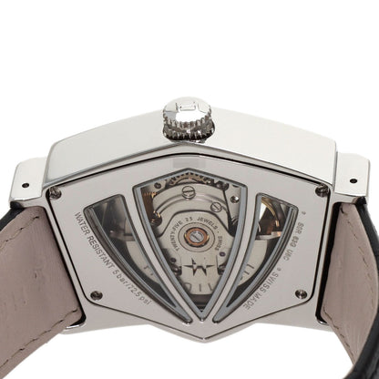 HAMILTON Ventura Open Heart Auto Watches H24515732 Stainless Steel/Leather mens