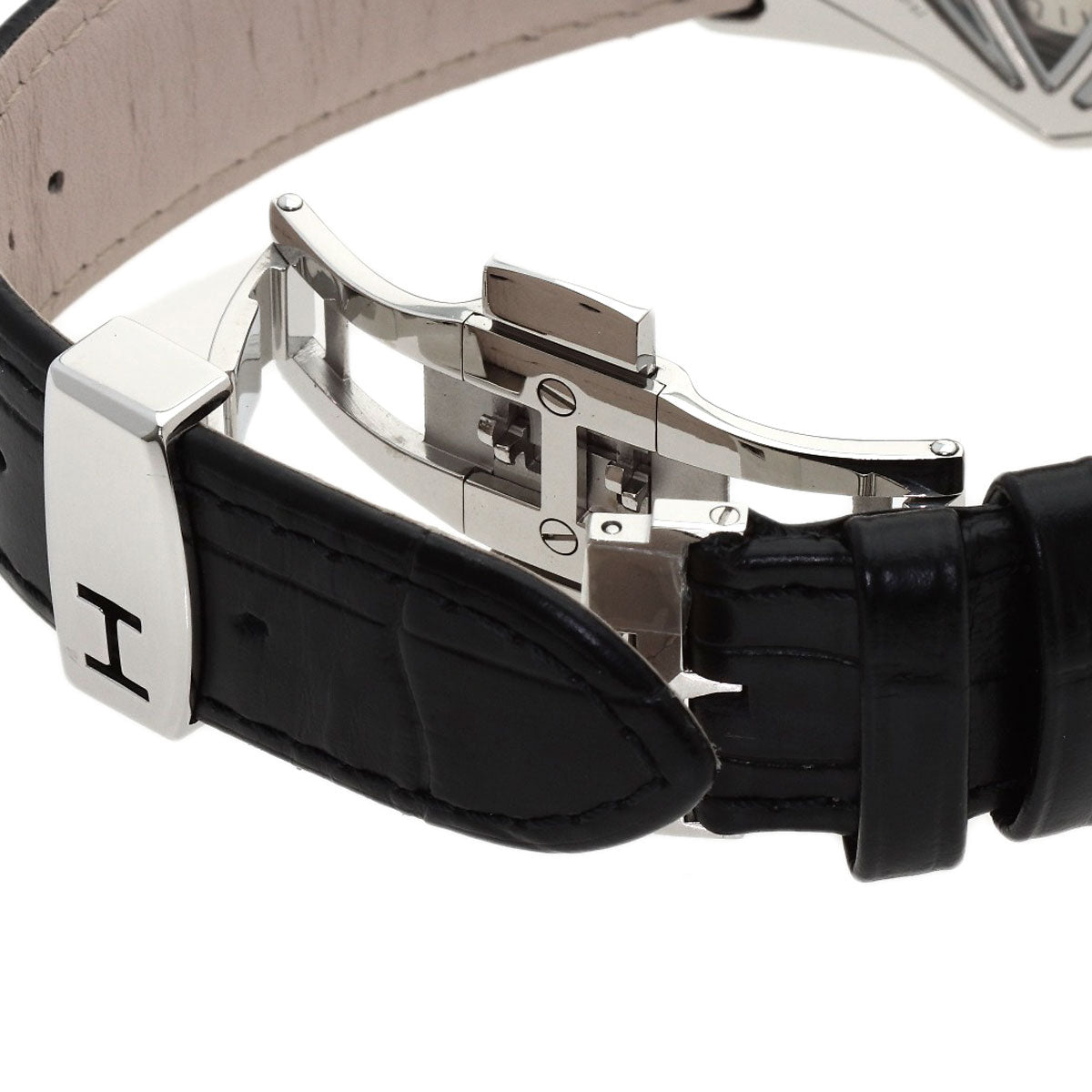 HAMILTON Ventura Open Heart Auto Watches H24515732 Stainless Steel/Leather mens