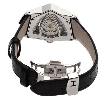 HAMILTON Ventura Open Heart Auto Watches H24515732 Stainless Steel/Leather mens