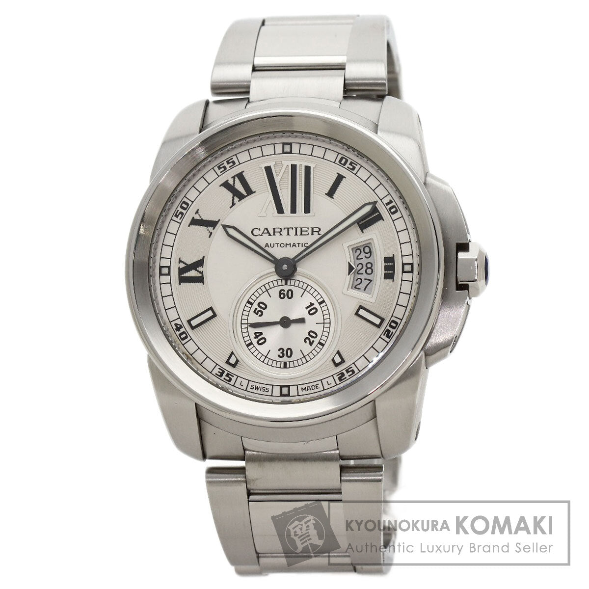 CARTIER Calibur de Cartier Watches W7100015 Stainless Steel/Stainless Steel mens