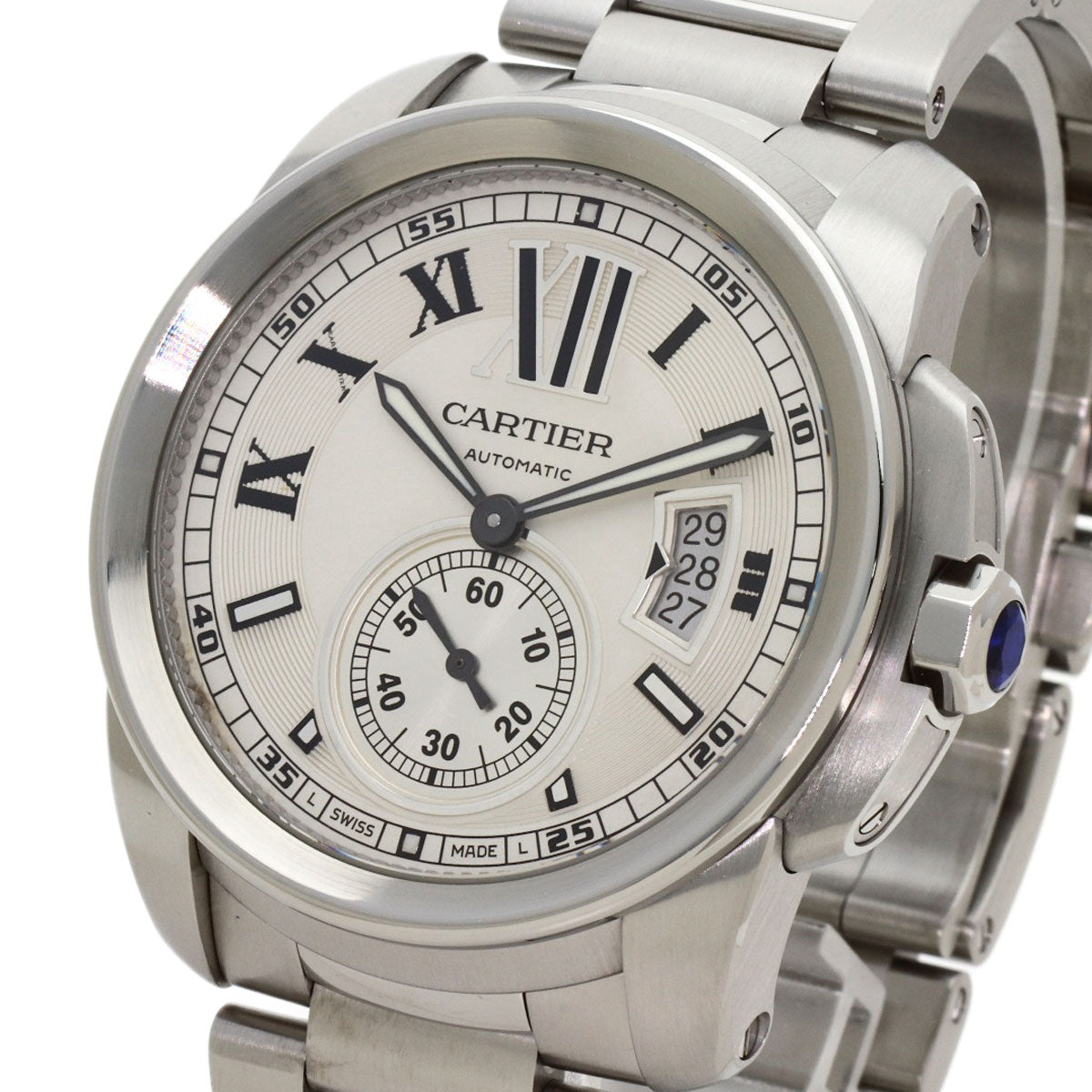 CARTIER Calibur de Cartier Watches W7100015 Stainless Steel/Stainless Steel mens