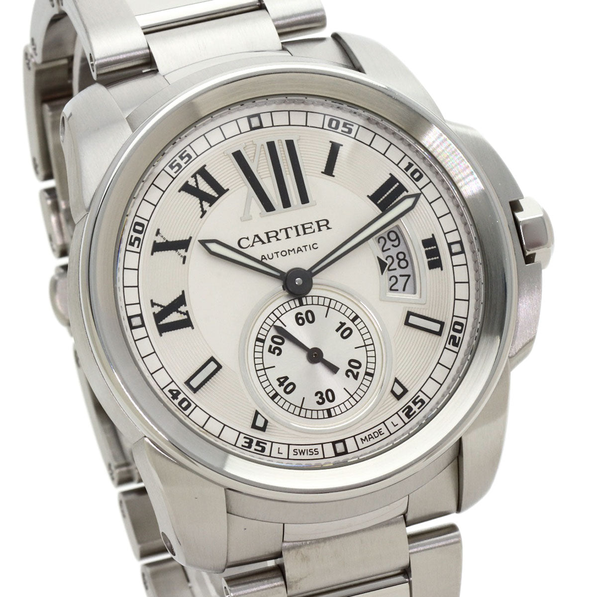 CARTIER Calibur de Cartier Watches W7100015 Stainless Steel/Stainless Steel mens