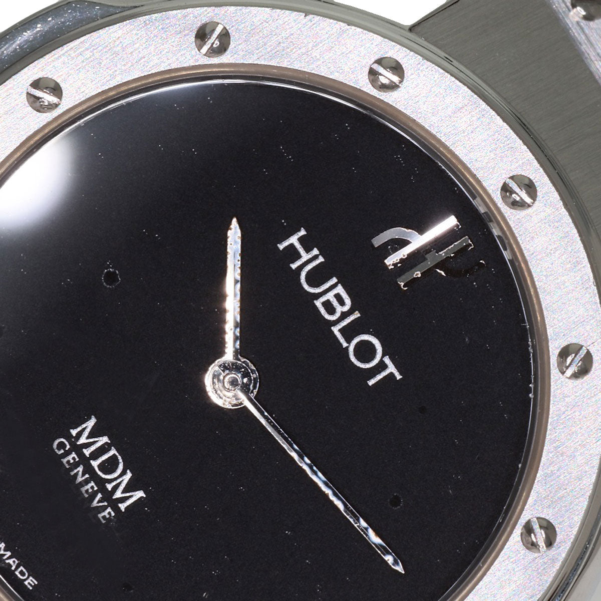 HUBLOT MDM Classic Mini Watches 1280.1 Stainless Steel/Rubber Ladies