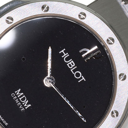 HUBLOT MDM Classic Mini Watches 1280.1 Stainless Steel/Rubber Ladies