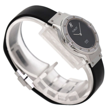 HUBLOT MDM Classic Mini Watches 1280.1 Stainless Steel/Rubber Ladies
