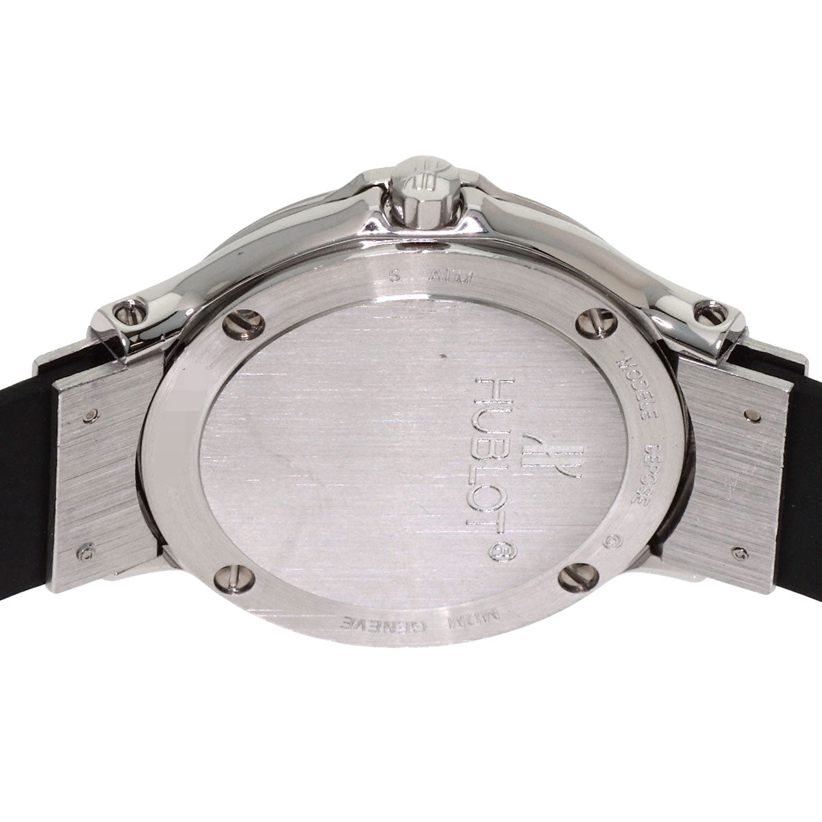 HUBLOT MDM Classic Mini Watches 1280.1 Stainless Steel/Rubber Ladies