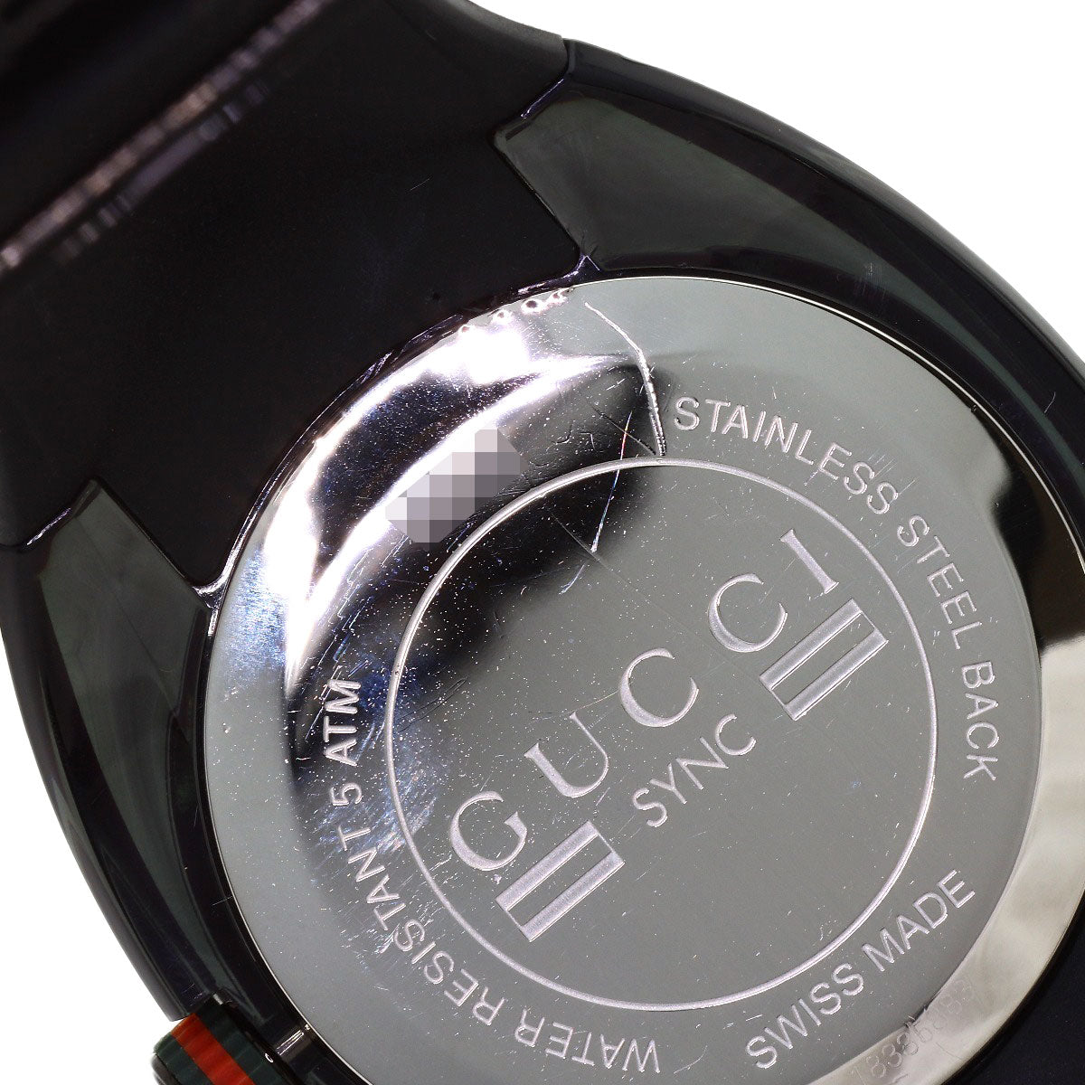 GUCCI Sync SYNC Watches YA137107A Stainless Steel/Rubber mens