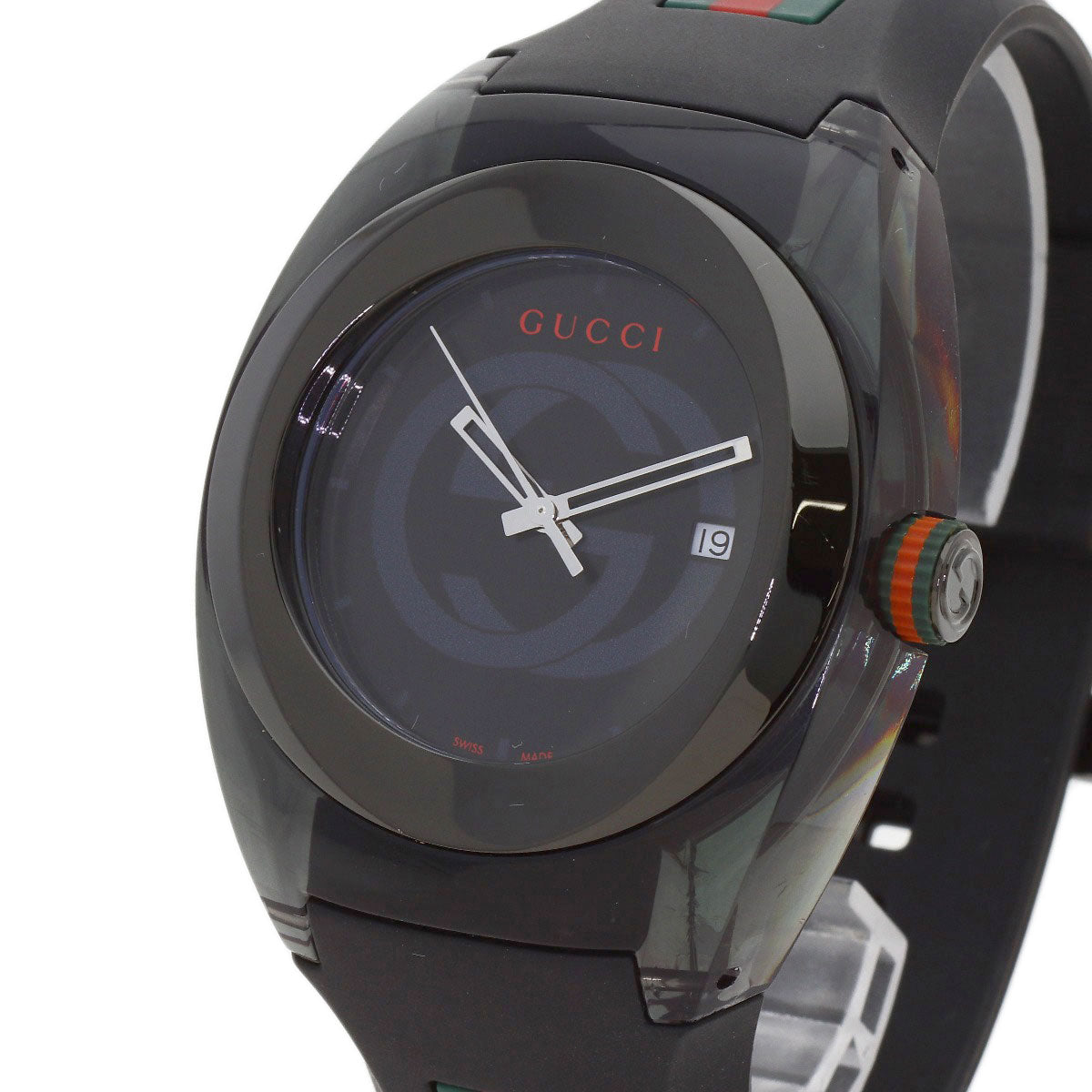GUCCI Sync SYNC Watches YA137107A Stainless Steel/Rubber mens
