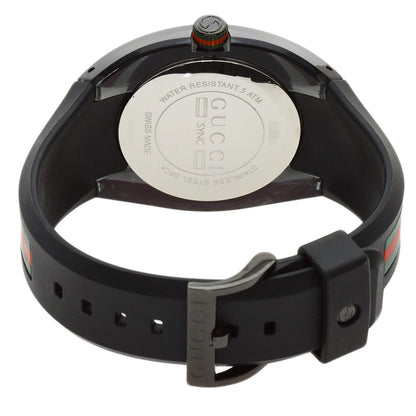 GUCCI Sync SYNC Watches YA137107A Stainless Steel/Rubber mens