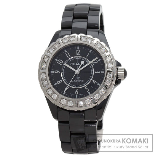 CHANEL J12 1.5" DiamondBezel Watches H1174 Ceramic/Ceramic mens