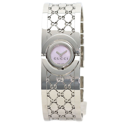GUCCI Twirl bangle Watches YA112 Stainless Steel/Stainless Steel Ladies