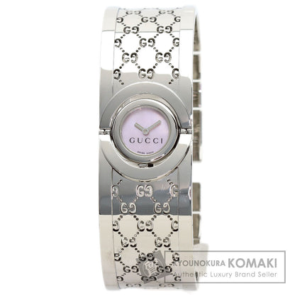 GUCCI Twirl bangle Watches YA112 Stainless Steel/Stainless Steel Ladies
