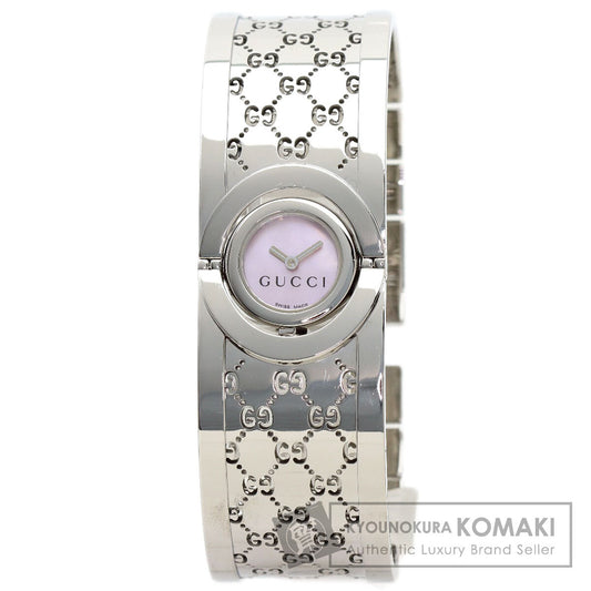 GUCCI Twirl bangle Watches YA112 Stainless Steel/Stainless Steel Ladies
