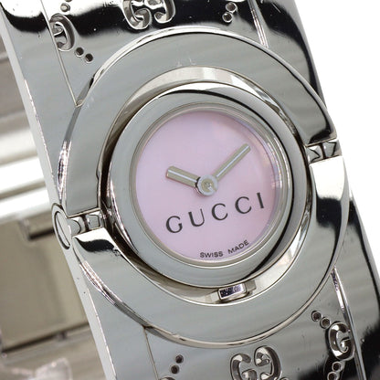 GUCCI Twirl bangle Watches YA112 Stainless Steel/Stainless Steel Ladies