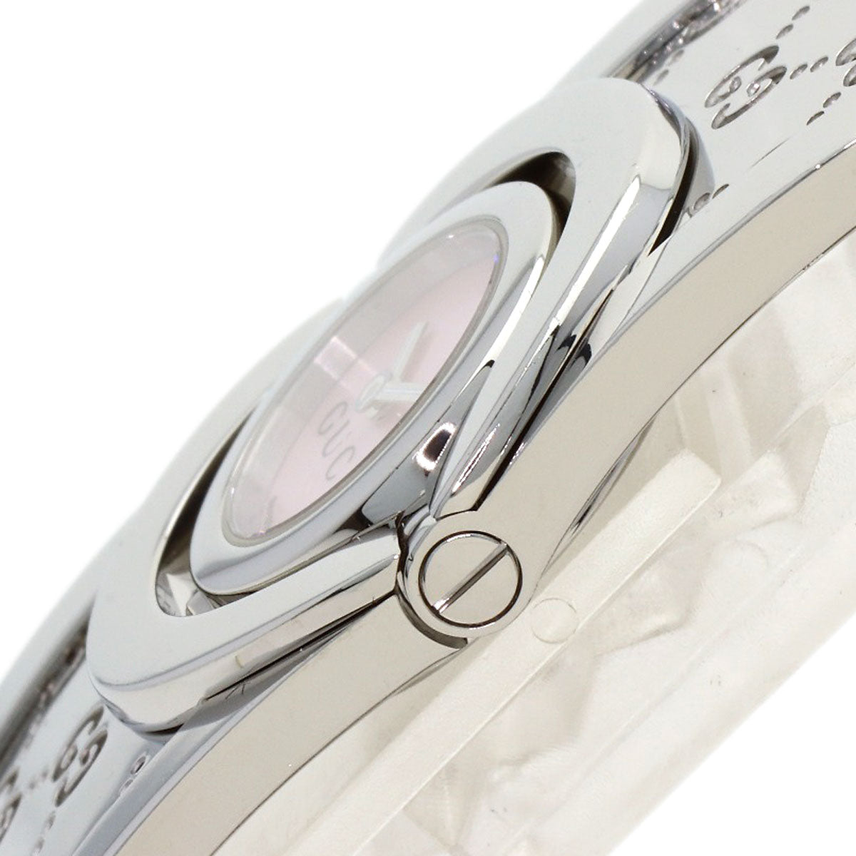 GUCCI Twirl bangle Watches YA112 Stainless Steel/Stainless Steel Ladies