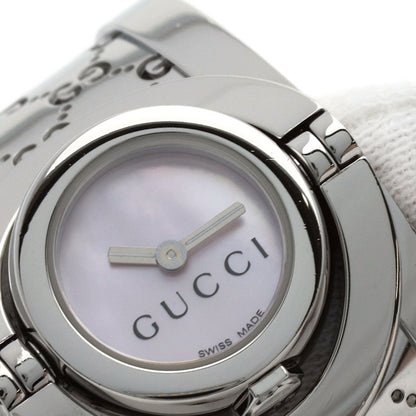 GUCCI Twirl bangle Watches YA112 Stainless Steel/Stainless Steel Ladies