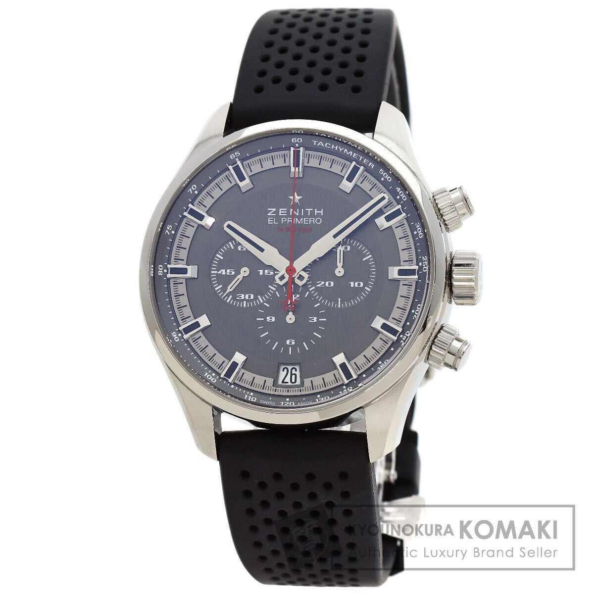 ZENITH El Primero Sport Chronograph Watches 03.2280.400/91.R576 Stainless Steel/Rubber mens