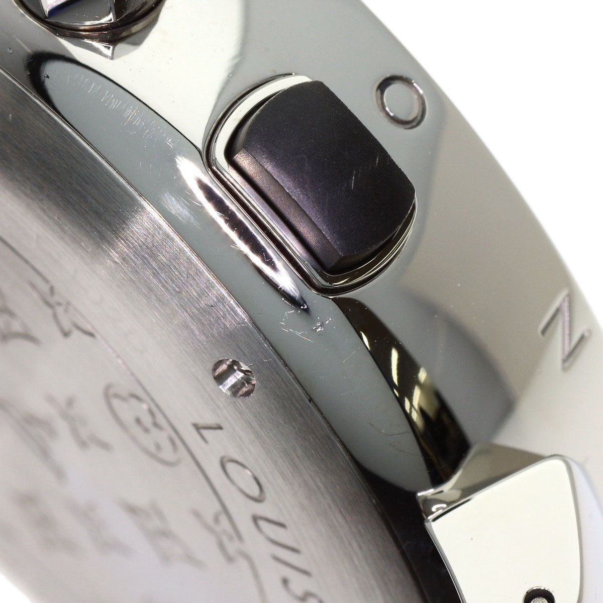 LOUIS VUITTON Tambour Louis Vuitton Cup Regatta Watches Q102D Stainless Steel/Rubber mens