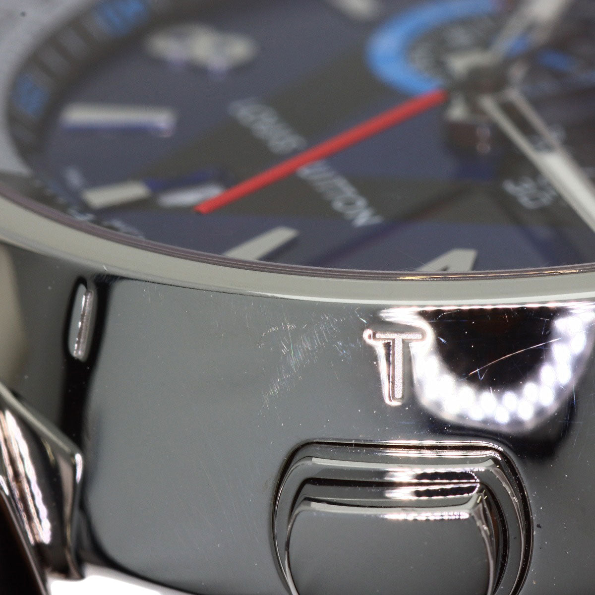 LOUIS VUITTON Tambour Louis Vuitton Cup Regatta Watches Q102D Stainless Steel/Rubber mens