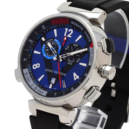 LOUIS VUITTON Tambour Louis Vuitton Cup Regatta Watches Q102D Stainless Steel/Rubber mens