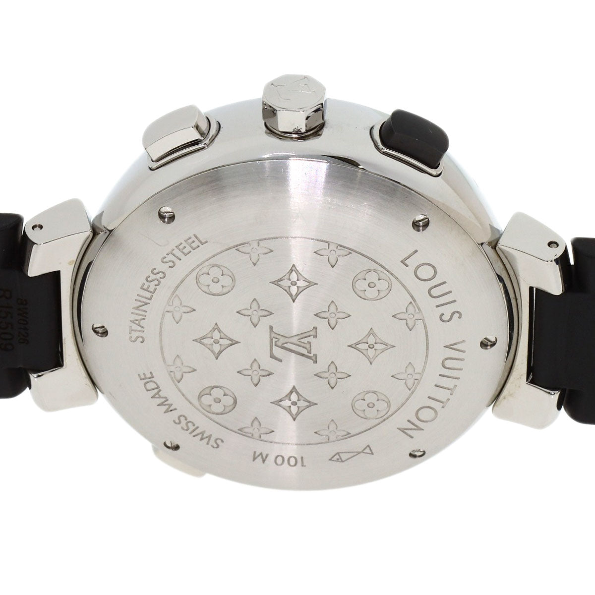 LOUIS VUITTON Tambour Louis Vuitton Cup Regatta Watches Q102D Stainless Steel/Rubber mens