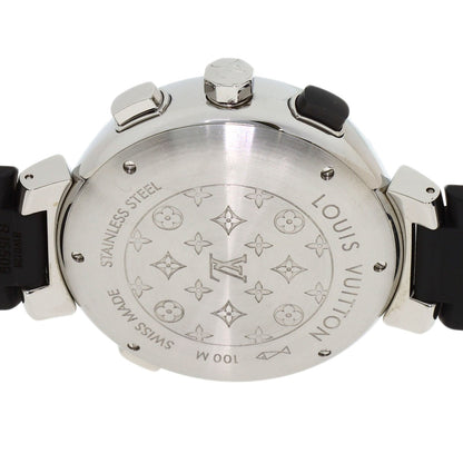 LOUIS VUITTON Tambour Louis Vuitton Cup Regatta Watches Q102D Stainless Steel/Rubber mens