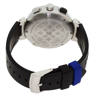 LOUIS VUITTON Tambour Louis Vuitton Cup Regatta Watches Q102D Stainless Steel/Rubber mens