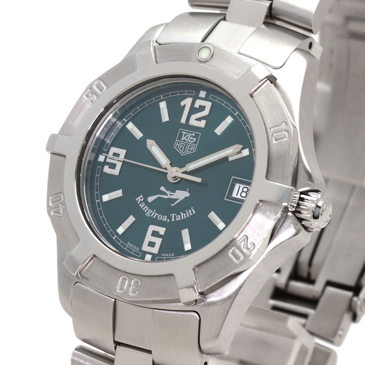 TAG HEUER Exclusive Rangiroa Tahiti Limited to 3000 Watches WN111A.BA0332 Stainless Steel/Stainless Steel mens