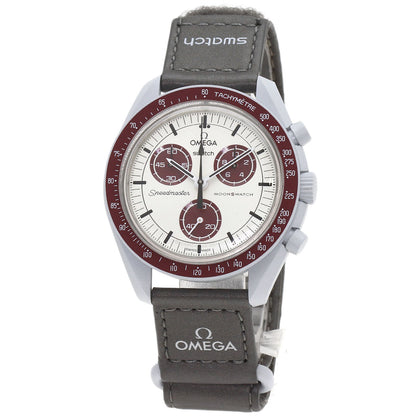 Swatch MISSION TO PLUTO Omega Collaboration Watches SO33M101 Ceramic/Nylon mens