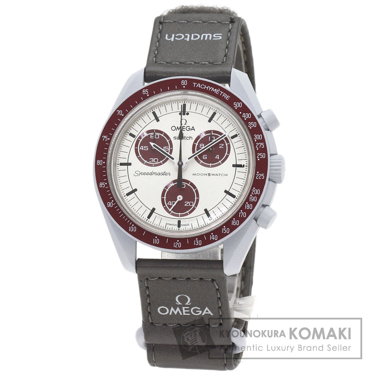 Swatch MISSION TO PLUTO Omega Collaboration Watches SO33M101 Ceramic/Nylon mens