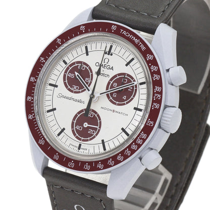Swatch MISSION TO PLUTO Omega Collaboration Watches SO33M101 Ceramic/Nylon mens